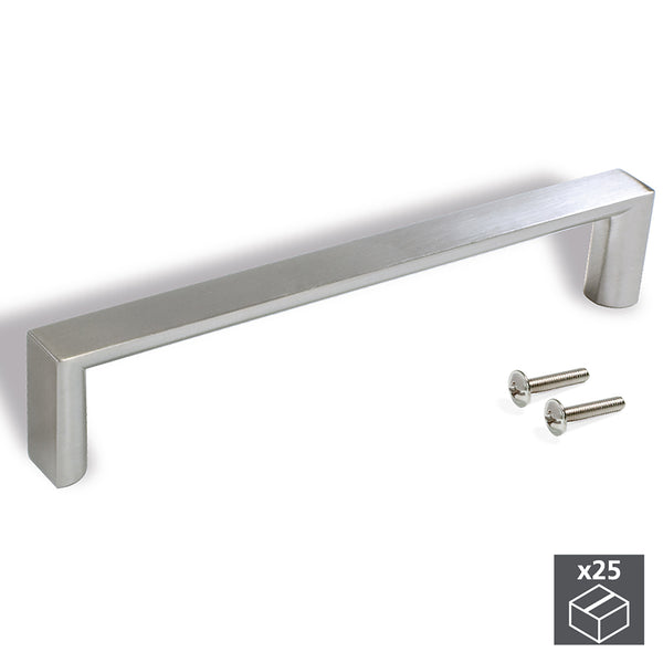 Emuca Meubles Poignées Entraxe 96 mm Zamak Satin Nickel 25 Pièces online