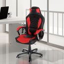 Sedia da Gaming Massaggiante e Riscaldante Rosso e Nero 68x69x108-117 cm -2