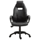 Sedia da Gaming Ergonomica Girevole Nero Altezza Regolabile -1