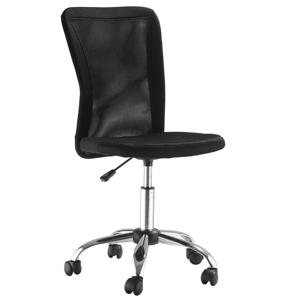 Chaise de bureau opérative en tissu noir online