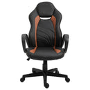 Sedia da Gaming Ergonomica in Similpelle  Marrone e Nera-3