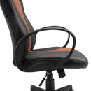 Sedia da Gaming Ergonomica in Similpelle  Marrone e Nera-8