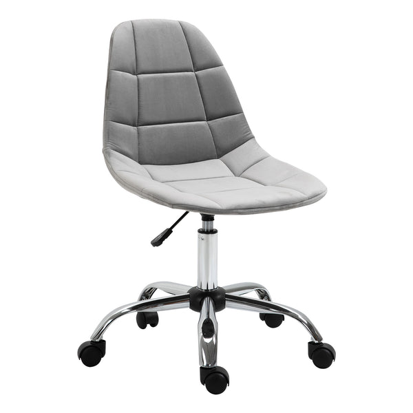 Chaise de bureau opérative en tissu velouté gris prezzo