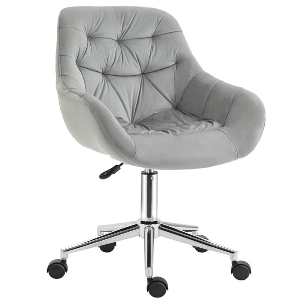 prezzo Chaise de bureau opérative en velours gris