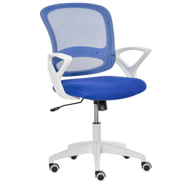 online Chaise de bureau opérative en tissu maillé bleu