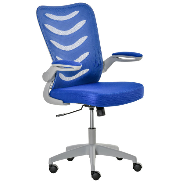 Chaise de bureau opérative en tissu polyester bleu prezzo