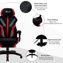 Sedia da Gaming Ergonomica 65x65x119-129 cm in Similpelle Nera-8