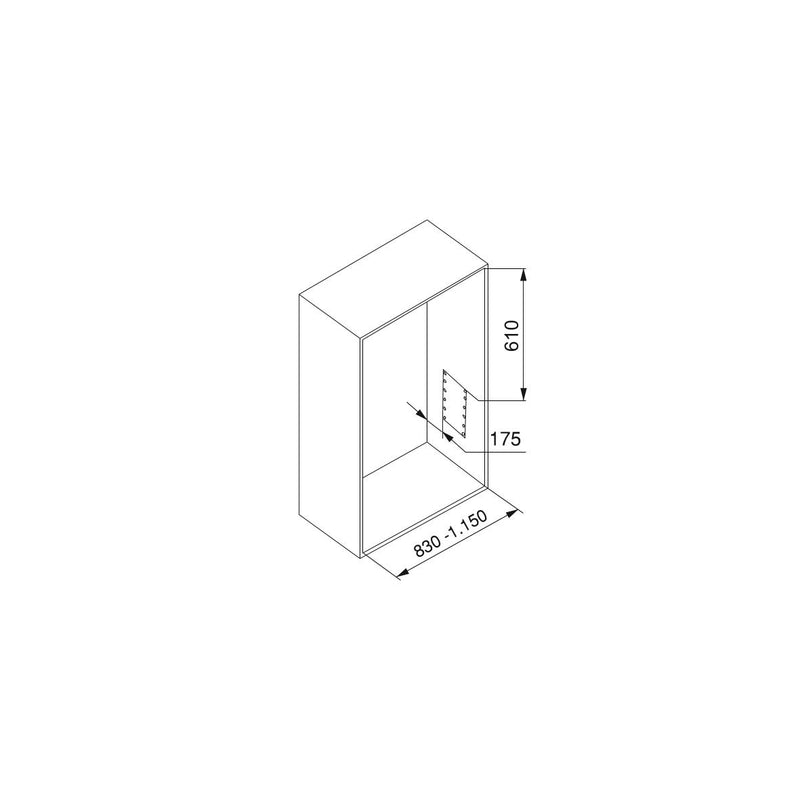 Appendiabiti per Armadio Hang H830 - 1150 Verniciato Nero Acciaio e Tecnoplastica Emuca-3