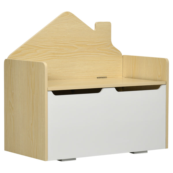 online Banc de Rangement pour Jouets pour Enfants 62,5x34x61,5 cm en Bois Blanc