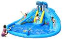 Castello Giostra Gonfiabile Acquatico Shark Splash Center con Pompa Happy Hop-1