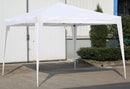 Gazebo da Giardino Pieghevole 3x3m in Alluminio Bauer Rapid Bianco-2