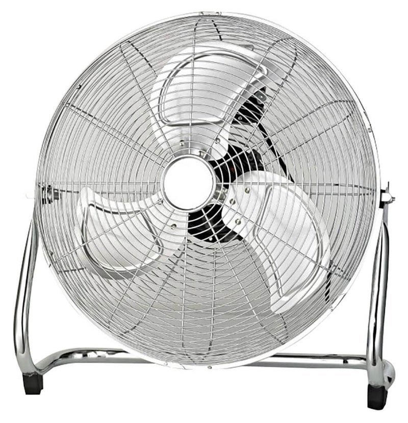 Ventilatore da Pavimento Ø45 cm 3 Velocità 90W Bauer Metal Cromato-1