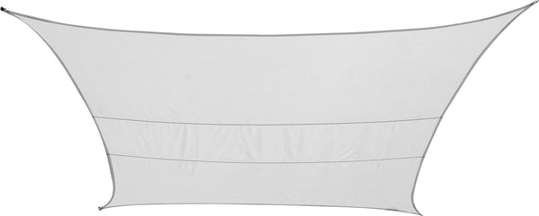 Voile d'Ombrage Carrée 2,9x2,9m en Polyester Bauer Blanc online