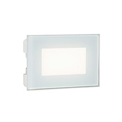 Lampe de Marqueur de Marche LED Rectangulaire Encastrée au Mur 3W 3000K Blanc Sovil sconto