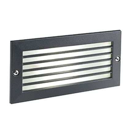 sconto Lampe de Marqueur de Marche LED Rectangulaire Encastrée au Mur 10W 3000K Sovil Noir