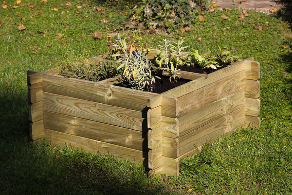 Support Potager 100x100x42 cm en Bois Bauer prezzo