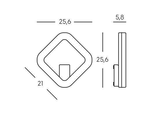 Applique da Esterno a LED 20W 3000K Sovil Bianco-2