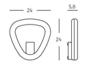 Applique da Esterno a LED 20W 3000K Sovil Bianco-2