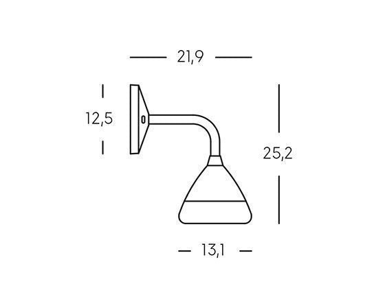 Applique da Esterno a LED 20W 3000K Sovil Bianco-2