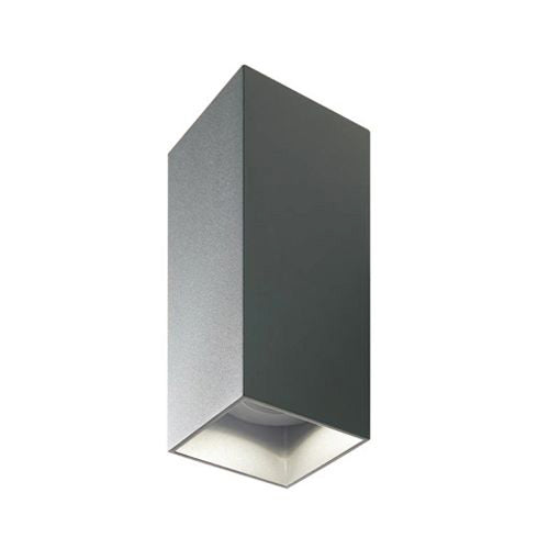 Applique da Esterno a LED 2x6W Quadrata Sovil Tower Grigio-1