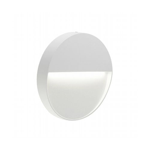 Spot LED extérieur semi-encastré petit Sovil Geo rond blanc sconto