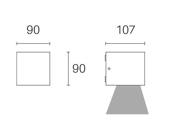 Applique da Esterno a LED 6W 4000K Sovil Grigio-2