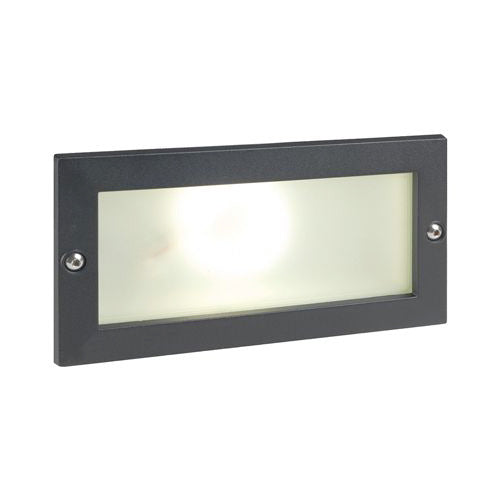 Faretto Segnapassi a Incasso da Esterno a LED 10W da Parete Sovil Escape Nero-1