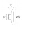 Applique da Esterno a LED 18W 4000K Sovil Grigio-2