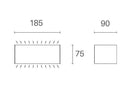 Applique da Esterno a LED 12W 4000K Sovil Grigio-2