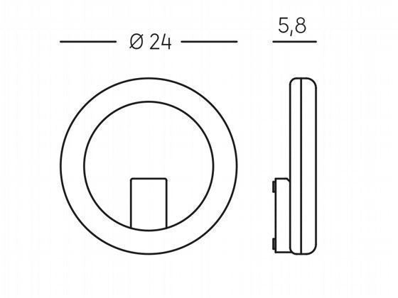 Applique da Esterno a LED 20W 4000K Sovil Grigio-2