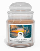 Candela Profumata 410 gr in Cera Vegetale Vasetto in Vetro Ocean Waves -1