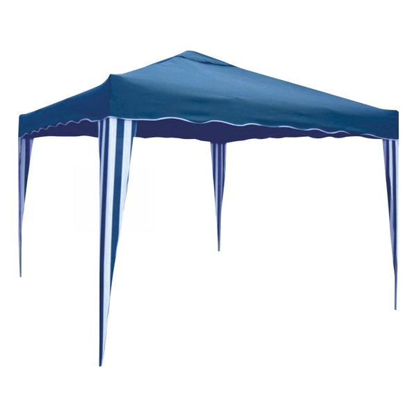 sconto Tonnelle de jardin 3x3 m en polyester bleu