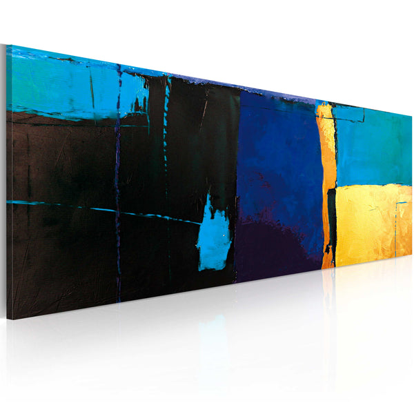 Tableau Peint - Charme De Bleu 100x40cm Erroi sconto