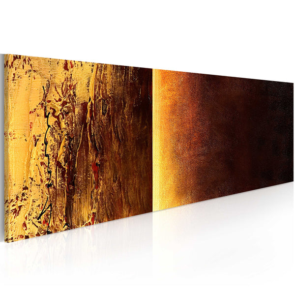 Tableau Peint - Deux Textures 100x40cm Erroi prezzo