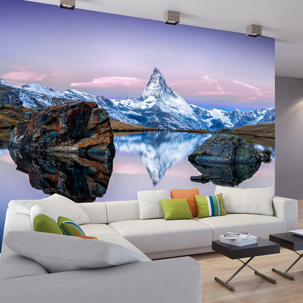 online Papier Peint Mural - Montagne Solitaire 200x140cm Erroi