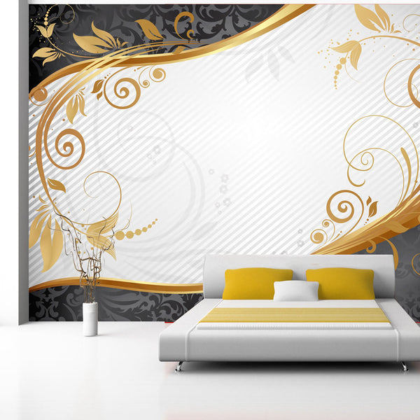 Papier Peint Fresque - Brindille d'Or 400x280cm Erroi sconto