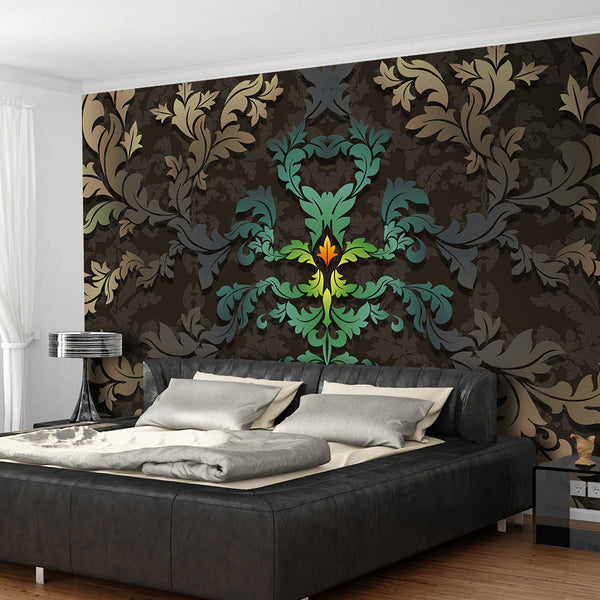 sconto Papier Peint Fresque - Dancing Leaves Wallpaper Erroi