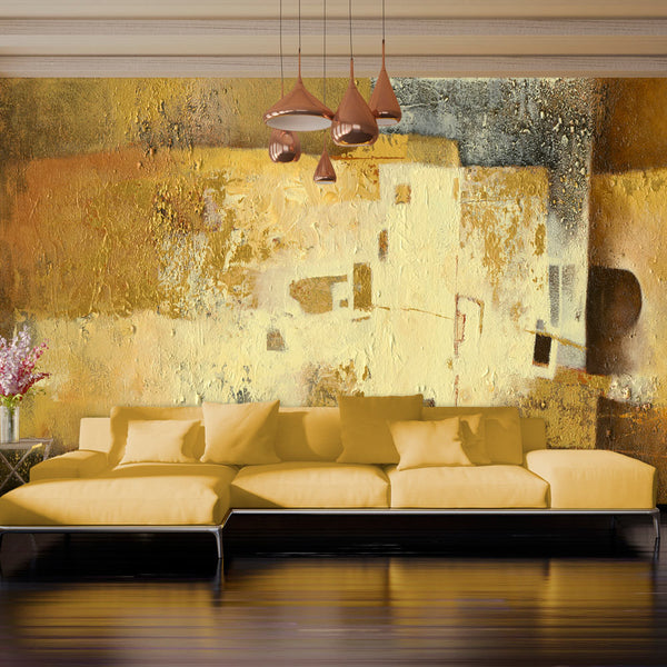 sconto Papier Peint Mural XXL - Golden Oddity II 500x280cm Erroi