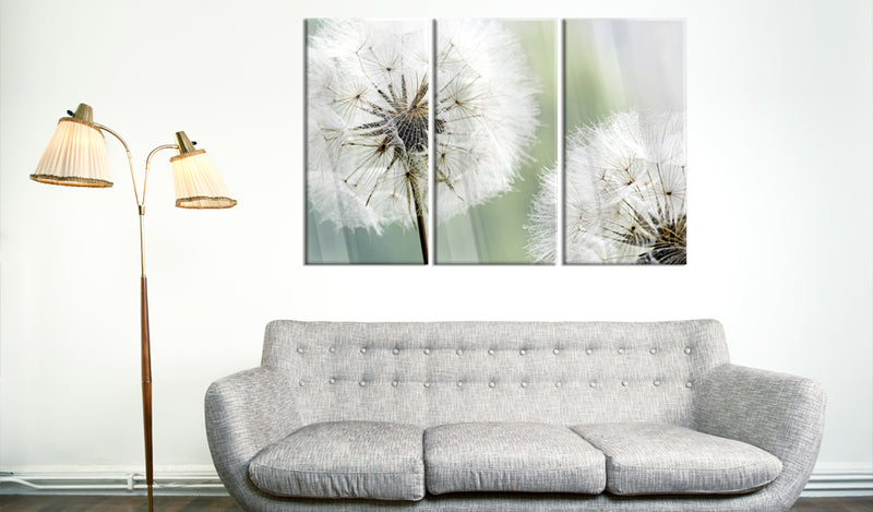 Quadro su Vetro Acrilico - Fluffy Dandelions 120x80cm Erroi-2