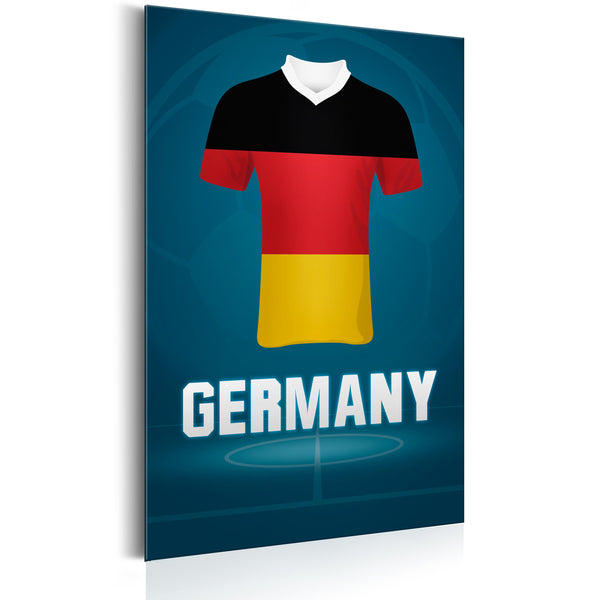 acquista Plaque en Tôle - Football - Allemagne 31x46cm Erroi
