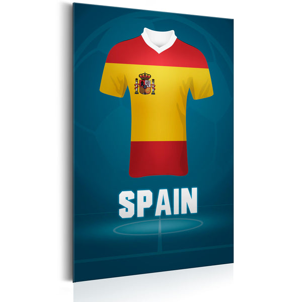 sconto Plaque en Tôle - Football - Espagne 31x46cm Erroi