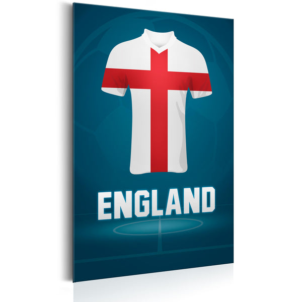 Plaque en Tôle - Football - Angleterre 31x46cm Erroi sconto