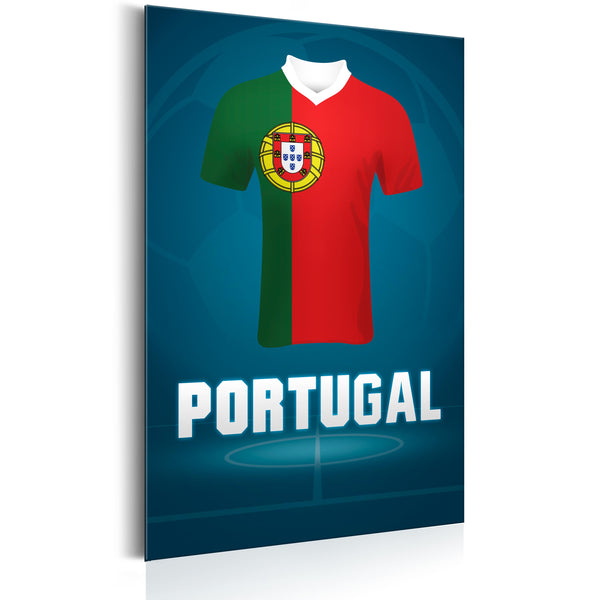 sconto Plaque en Tôle - Football - Portugal 31x46cm Erroi
