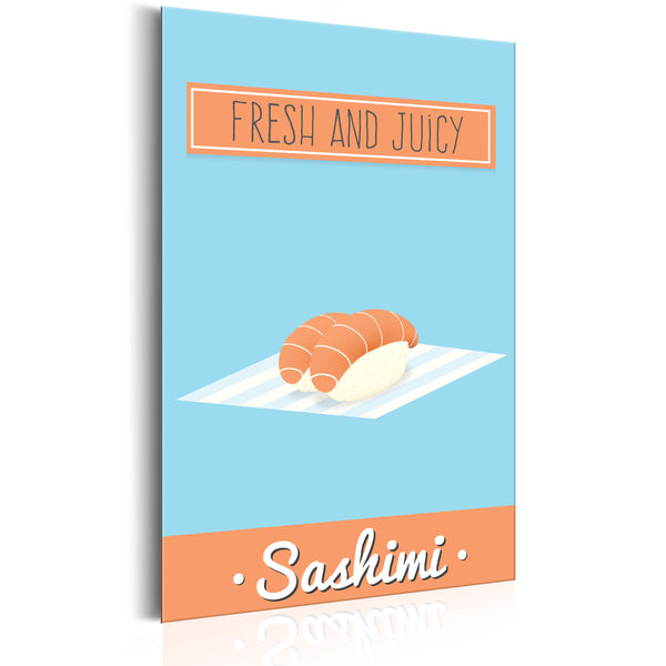 Plaque Métallique - Nourriture - Sashimi 31x46cm Erroi prezzo