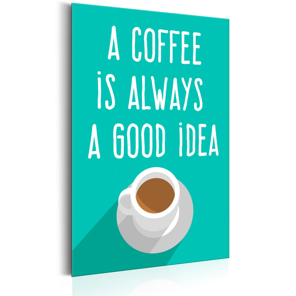 acquista Plaque Métallique - Coffee Lovers - Good Idea 31x46cm Erroi