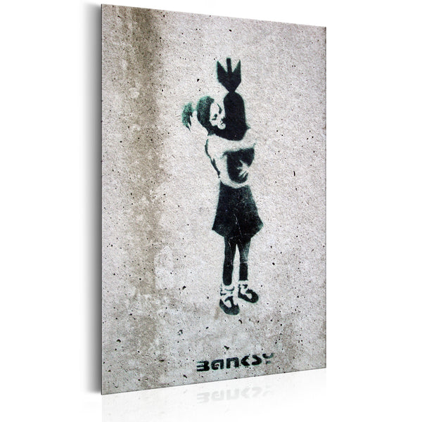 online Plaque en Métal - Bomb Hugger By Banksy 31x46cm Erroi