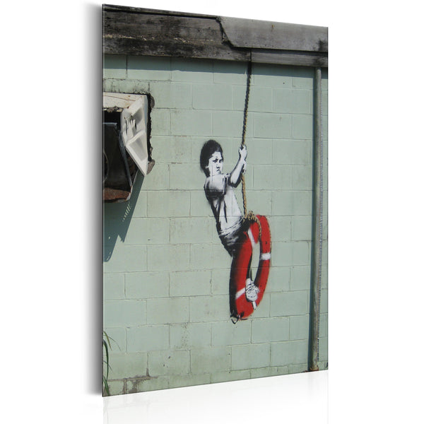 prezzo Plaque En Métal - Swinger, La Nouvelle-Orléans - Banksy 31x46cm Erroi