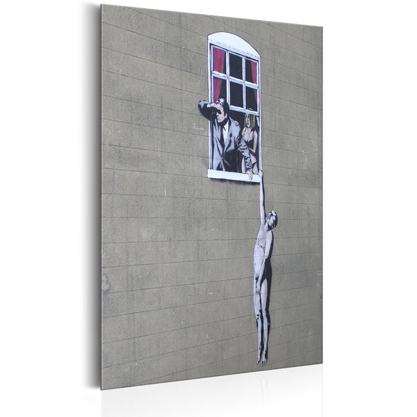 prezzo Plaque en Métal - Well Hung Lover By Banksy 31x46cm Erroi