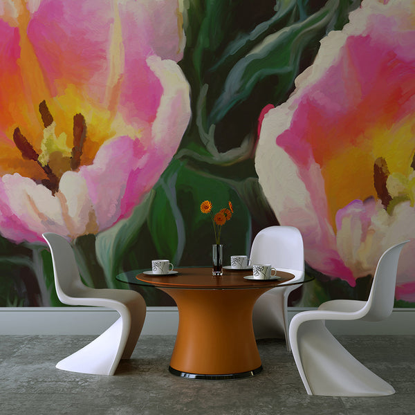 prezzo Papier Peint Fresque - Tulipes - Duo 450x270cm Erroi