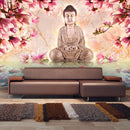 Fotomurale - Buddha e Magnolia 450X270 cm Carta da Parato Erroi-1